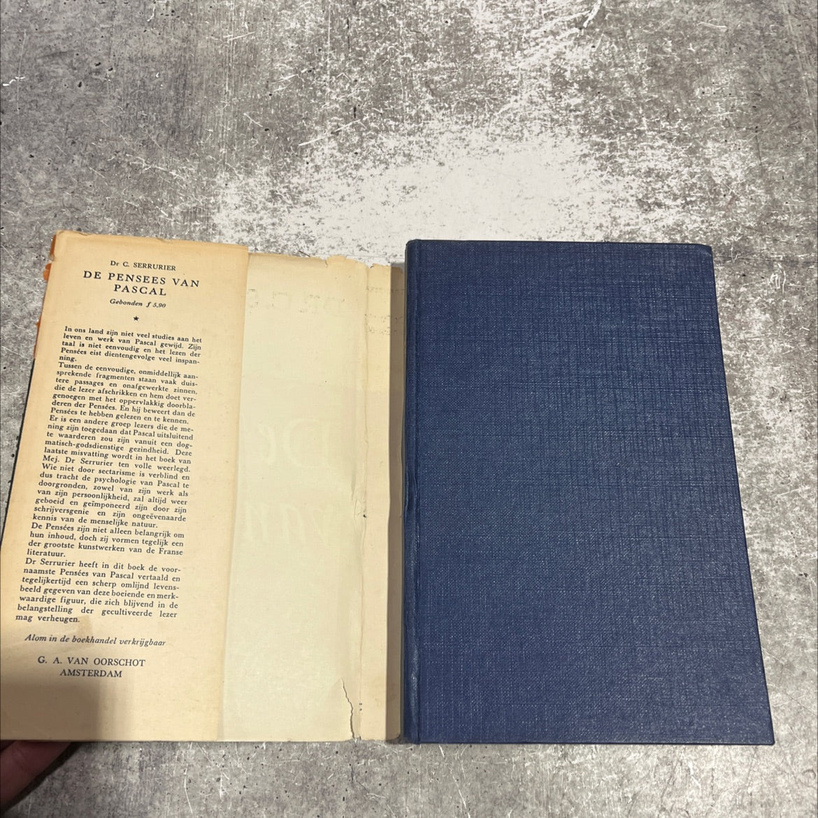 thoughts by pascal blais pascal book, by C. Serrurier, 1953 Hardcover image 4