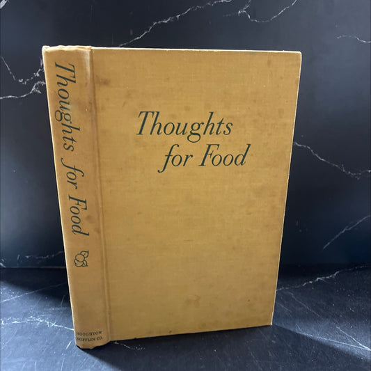 thoughts for food book, by unknown, 1946 Hardcover image 1
