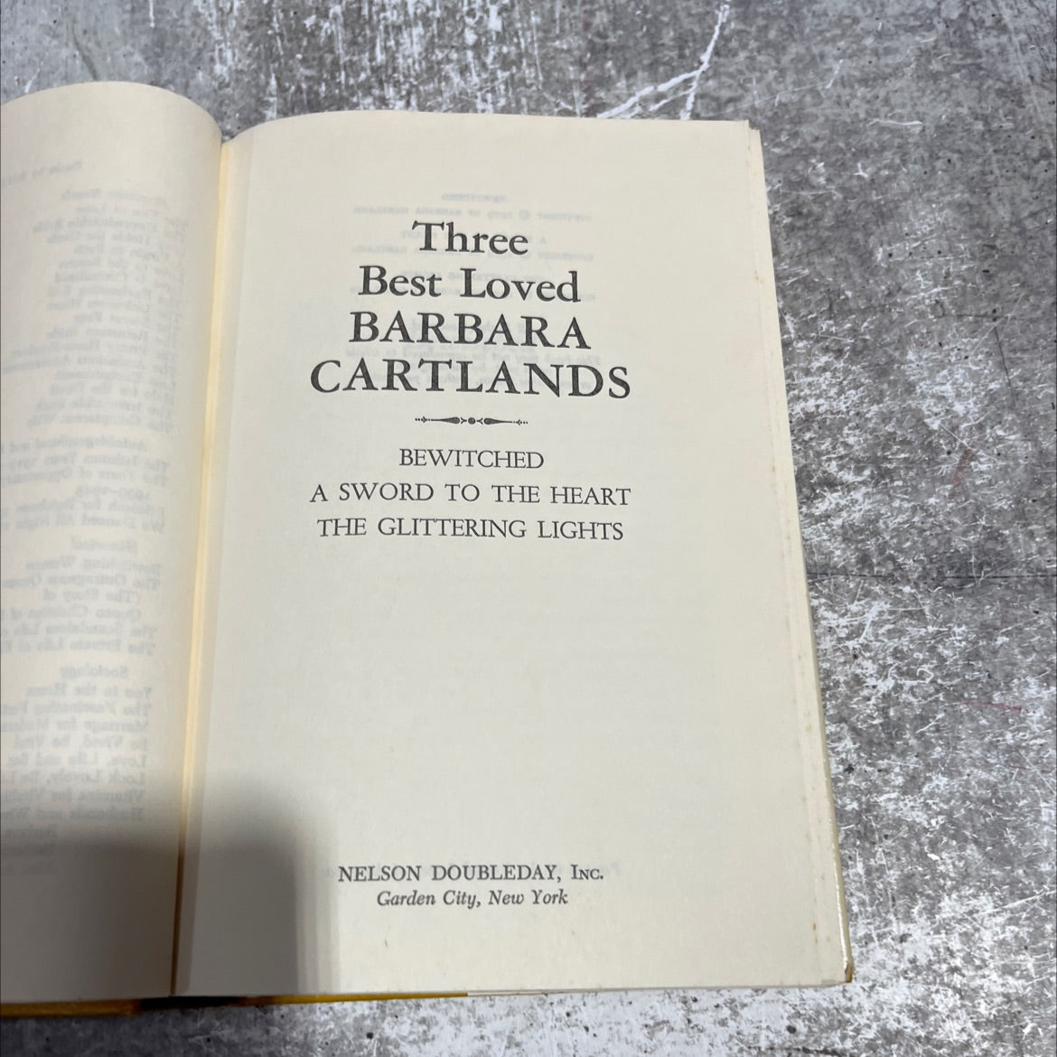 bewitched book, by barbara cartland, 1975 Hardcover image 2