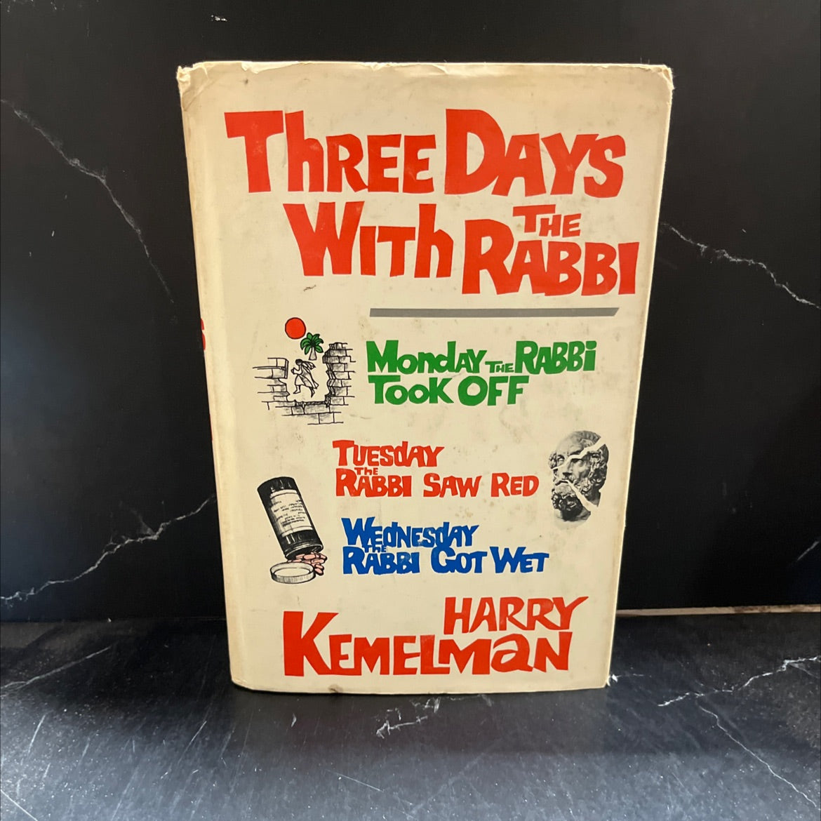 three days with the rabbi book, by harry kemelman, 1976 Hardcover image 1