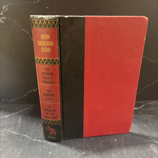 three detective novels including the arabian nights murder the burning court the problem of the wire cage book, by john image 1