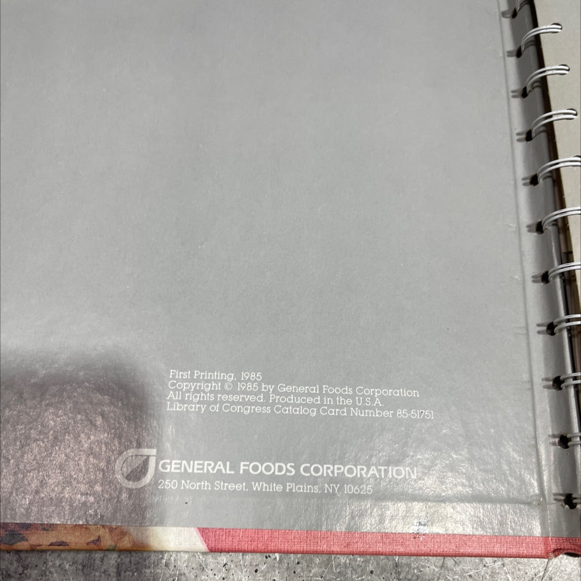 three easy pieces the quick menu cookbook book, by General Foods Corporation, 1985 Hardcover image 3