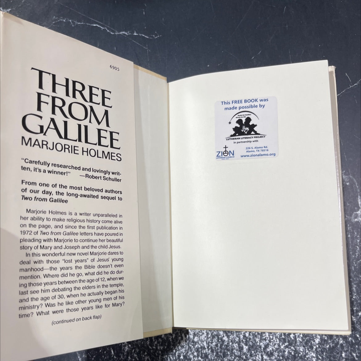 three from galilee the young man from nazareth book, by Marjorie Holmes, 1985 Hardcover image 4