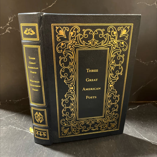 three great american poets: whitman, dickinson, frost book, by Walt Whitman, Emily Dickinson, Robert Frost, 1996 Leather image 1