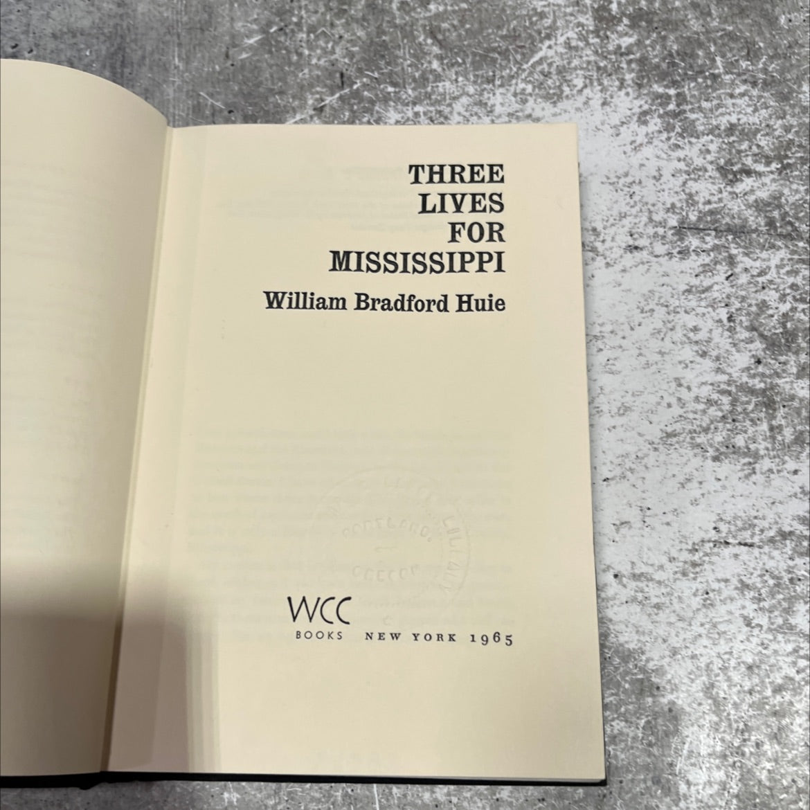 three lives for mississippi book, by William Bradford Huie, 1965 Hardcover image 2