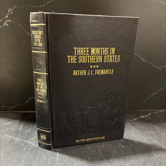 three months in the southern states april-june 1863 book, by lieut.-col. fremantle coldstream guards, 1984 Leather image 1