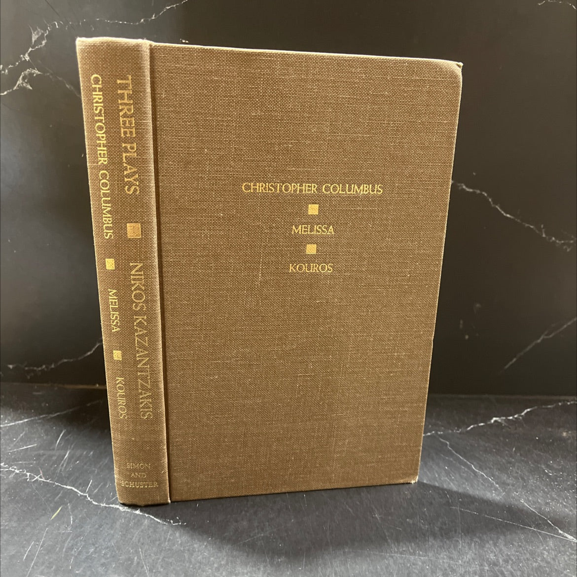 three plays christopher columbus melissa kouros book, by nikos kazantzakis, 1969 Hardcover image 1