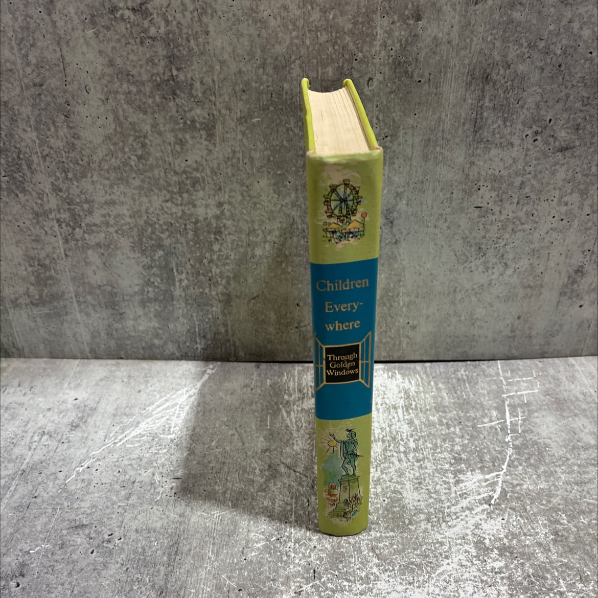 through golden windows book, by unknown, 1958 Hardcover image 4