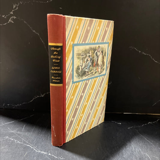 through the looking glass - and what alice found there book, by lewis by carroll, 1946 Hardcover image 1