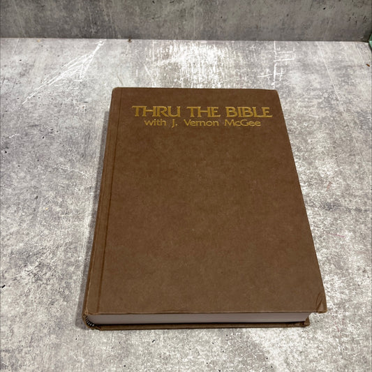thru the bible with j. vernon mcgee volume v 1 corinthians-revelation book, by j. vernon mcgee, 1981 Hardcover image 1