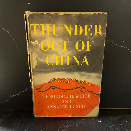 thunder out of china book, by theodore h. white and annalee jacoby, 1946 Hardcover image 1
