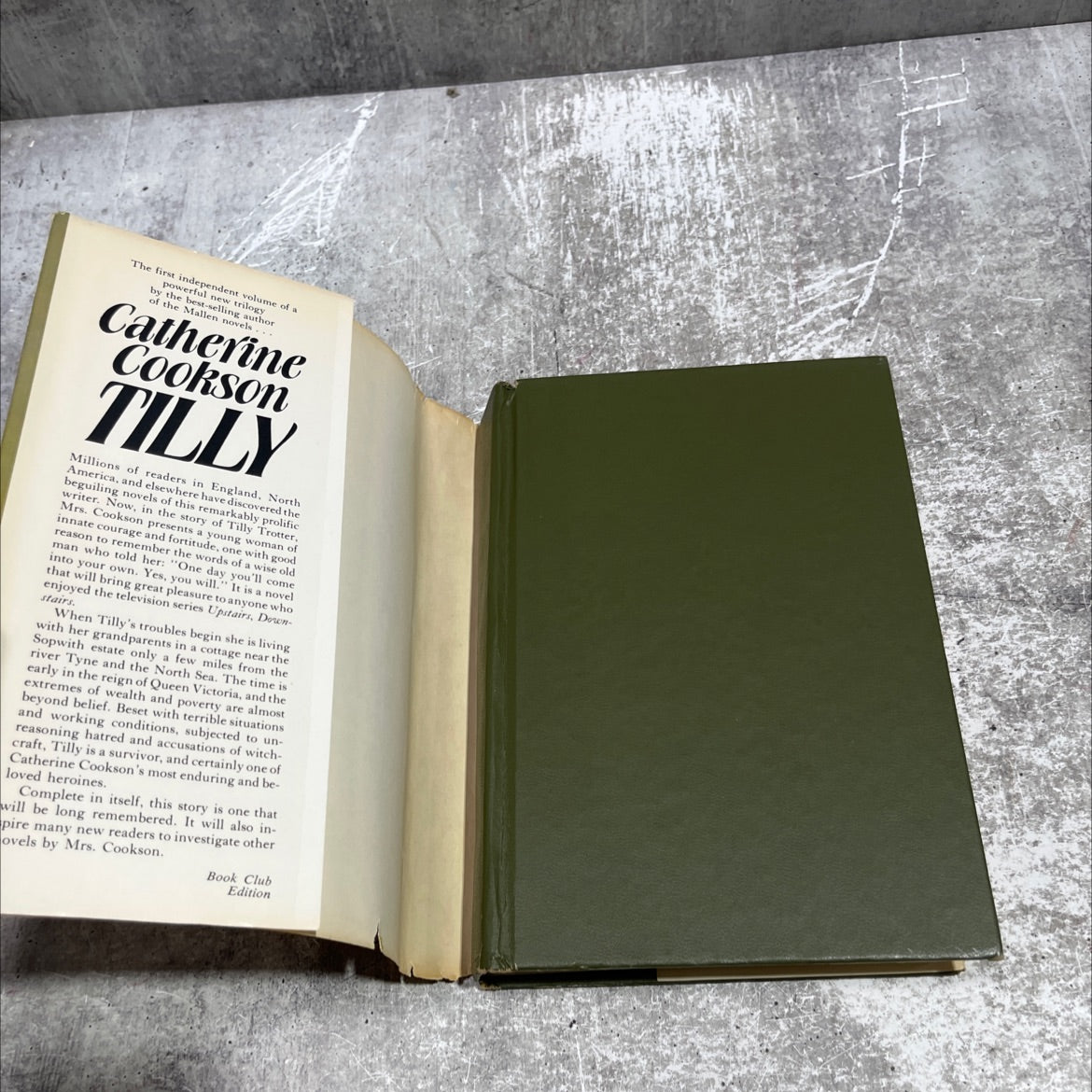 tilly book, by catherine cookson, 1980 Hardcover image 4