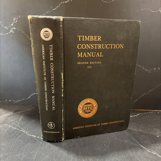 timber construction manual book, by american institute of timber construction, 1974 Hardcover image 1