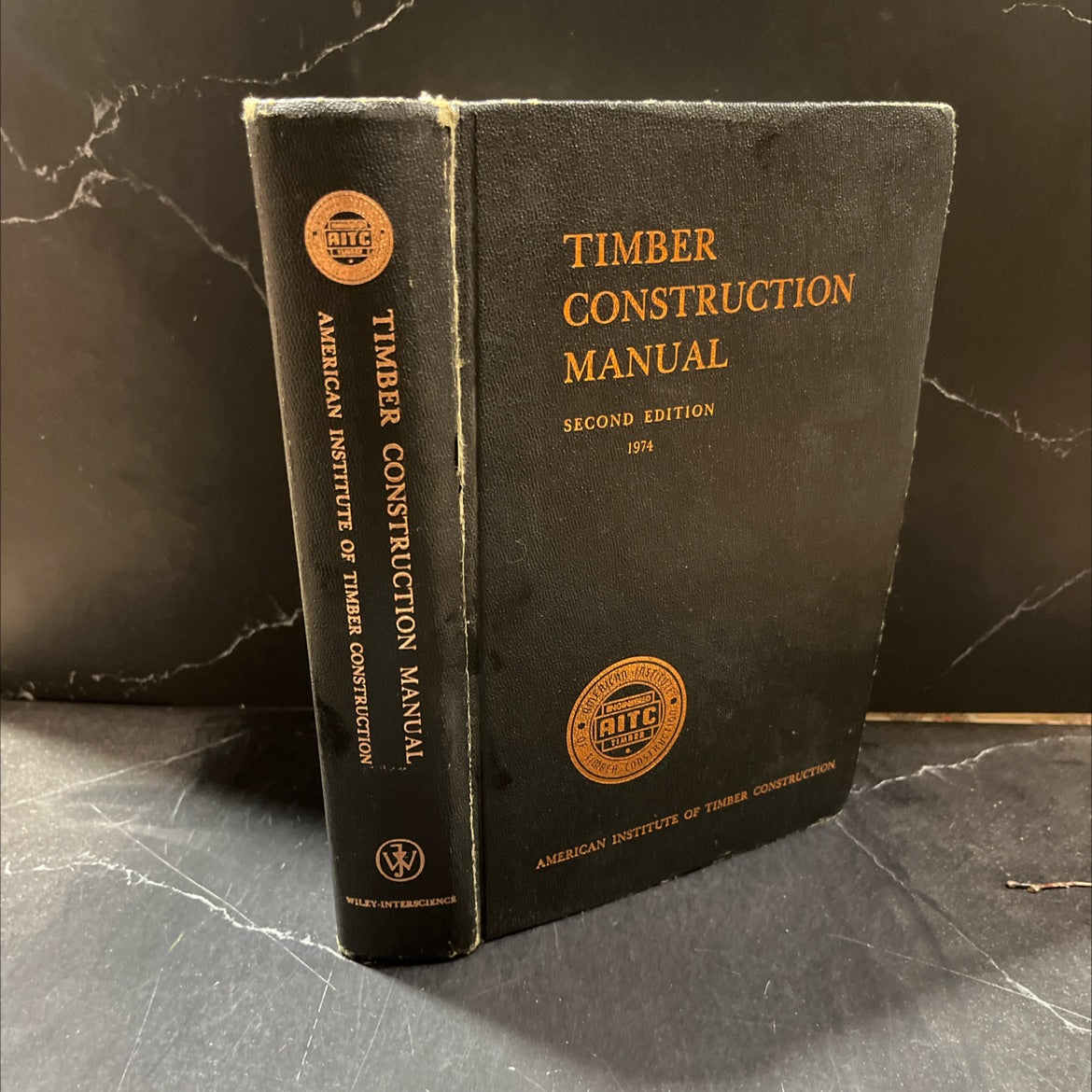 timber construction manual book, by american institute of timber construction, 1974 Hardcover image 1