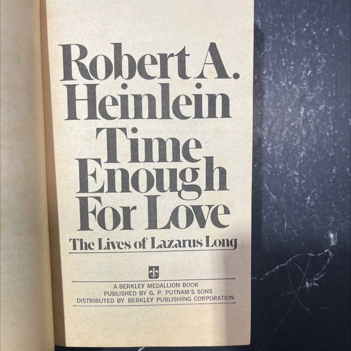time enough for love the lives of lazarus long book, by Robert A. Heinlein, 1973 Hardcover image 2