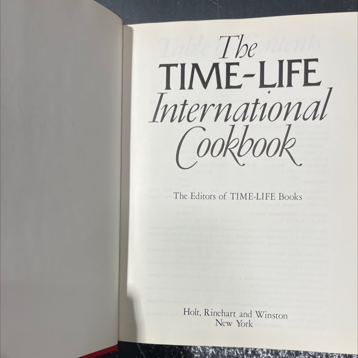 time-life international cookbook book, by the editors of time-life books, 1977 Hardcover image 2