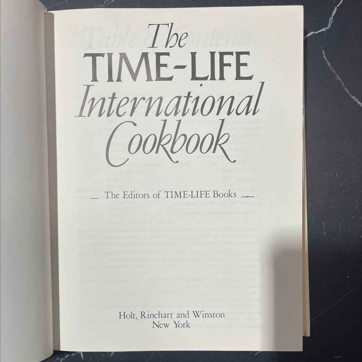 time-life international cookbook book, by editors of time-life books, 1977 Hardcover image 2