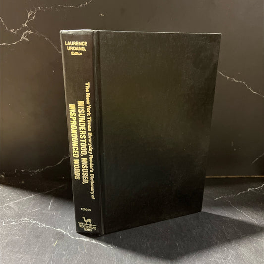 time of everyday reader's dictionary misunderstood misused mispronounced words book, by laurence urdang, 1972 Hardcover image 1