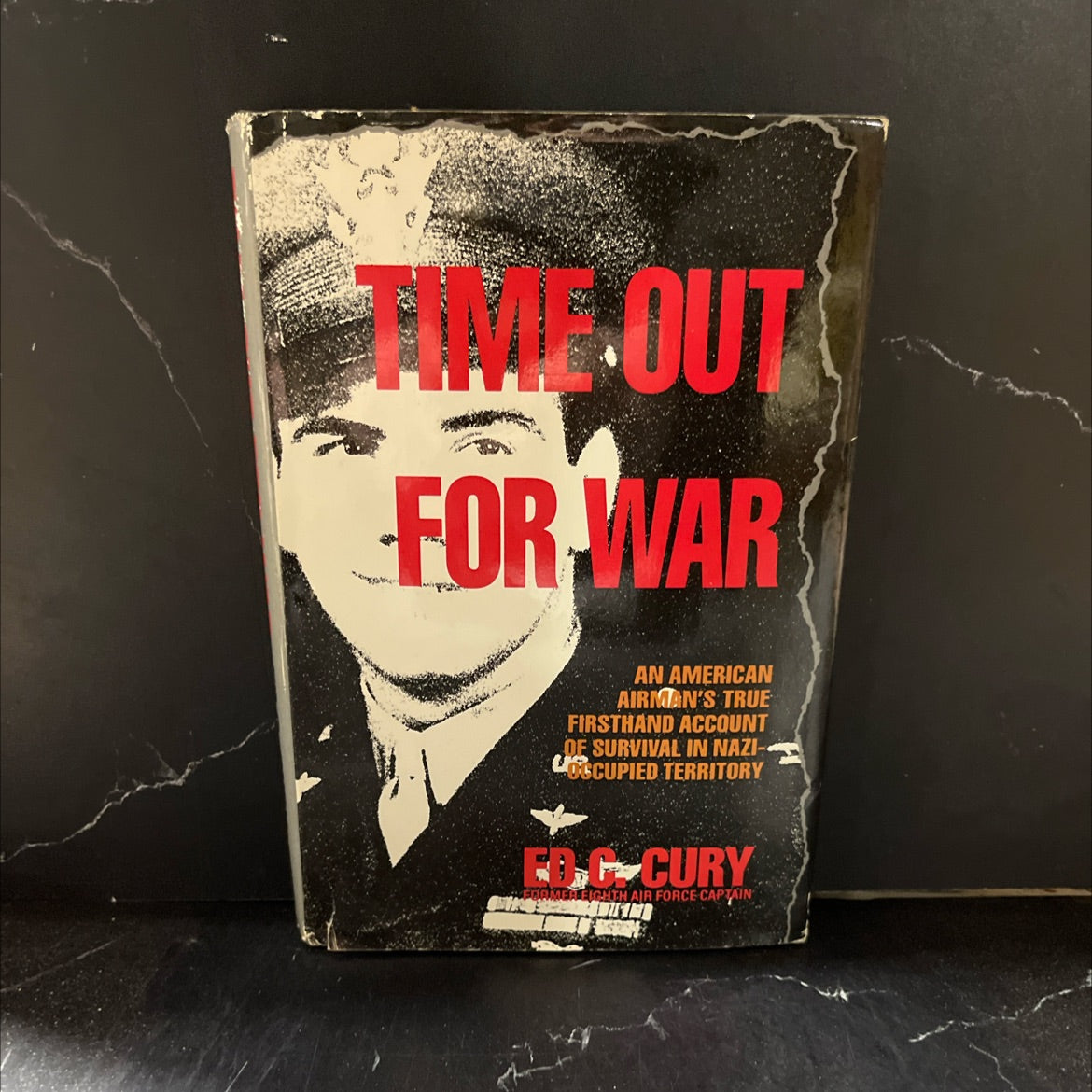 time out for war book, by ed c. cury, 1988 Hardcover image 1