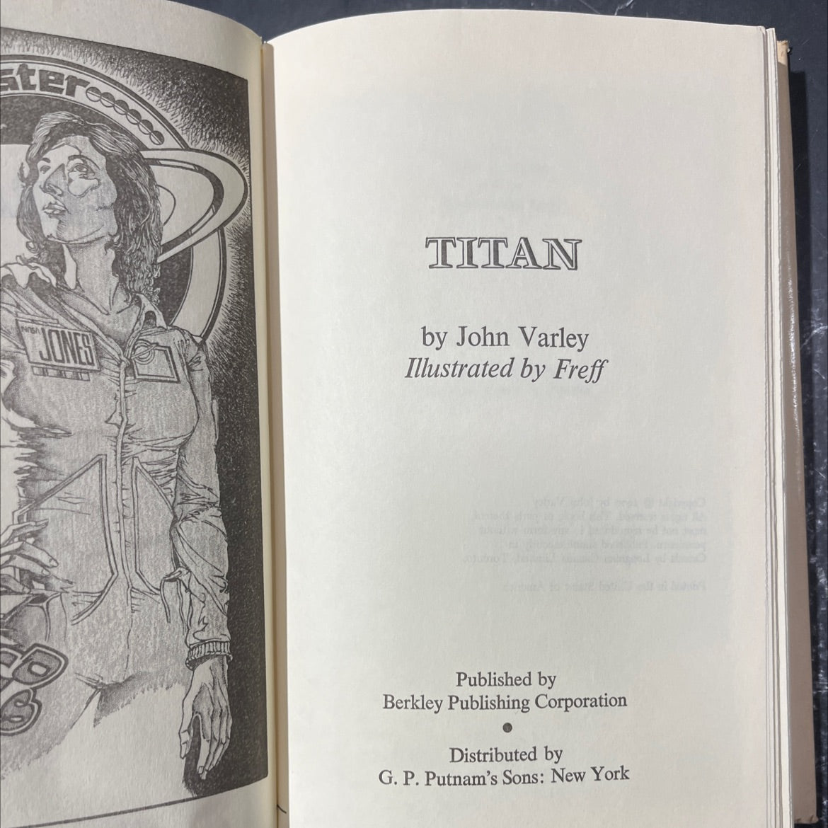 titan book, by John Varley, 1979 Hardcover image 2