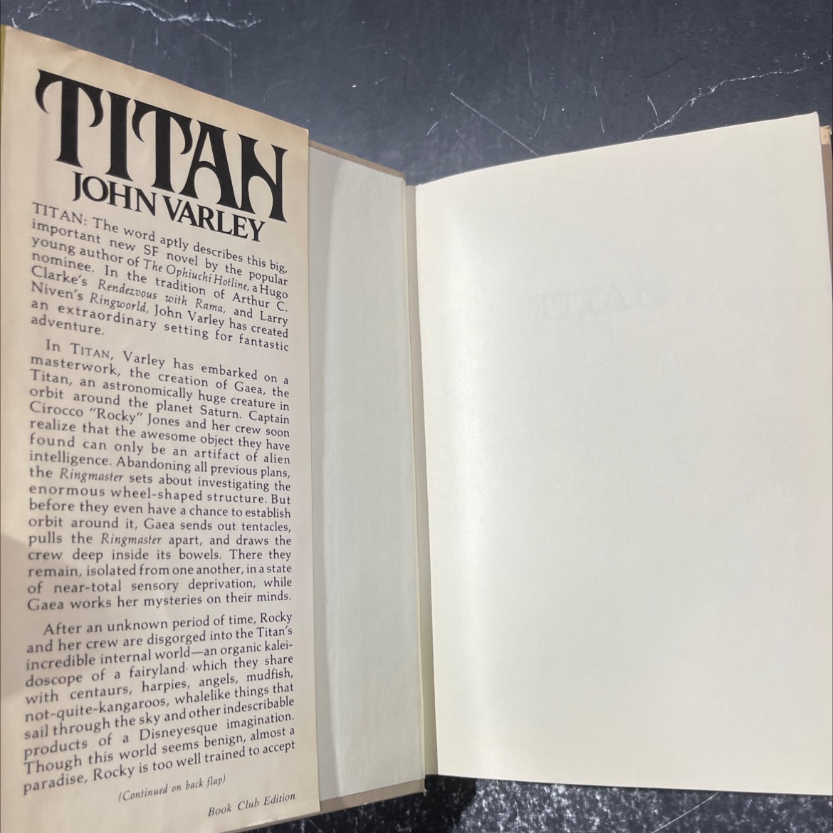 titan book, by John Varley, 1979 Hardcover image 4
