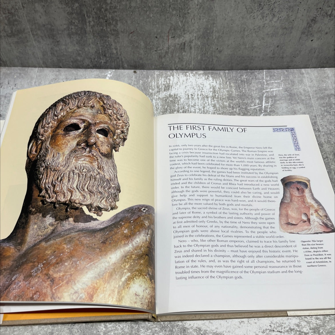 titans and olympians greek & roman myth book, by Tony Allan, Sara Maitland, 1997 Hardcover image 4