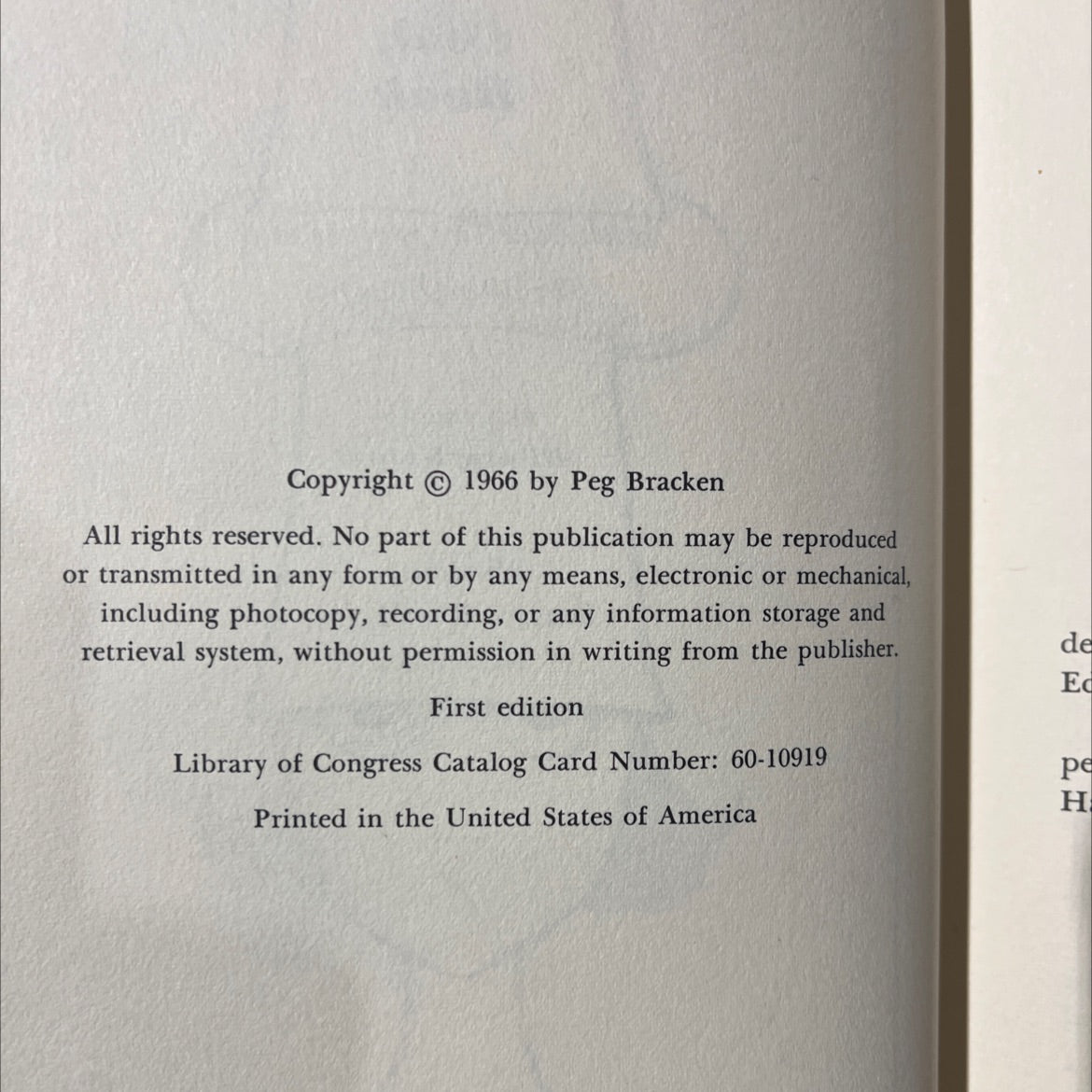 to cook book housekeeping book ehave myself book, by Peg Bracken, 1966 Hardcover image 3