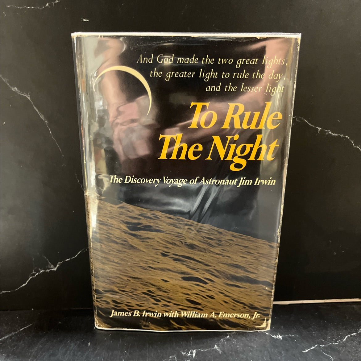 SIGNED to rule the night book, by james b. irwin with william a. emerson, jr., 1973 Hardcover, Vintage image 1