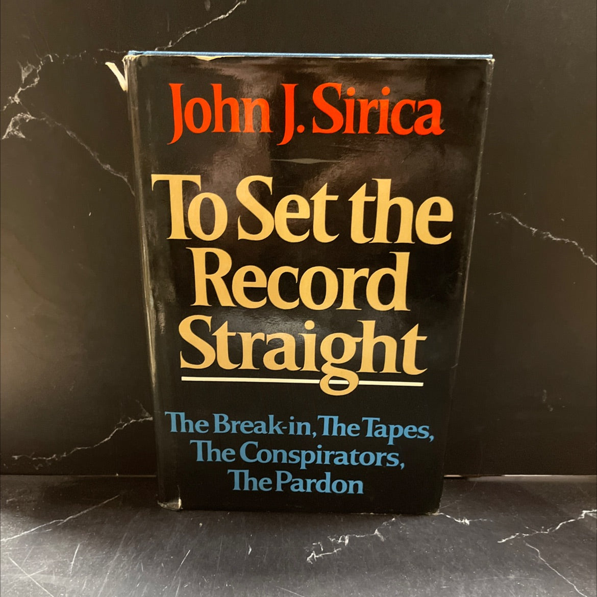 to set the record straight book, by John J. Sirica, 1979 Hardcover image 1
