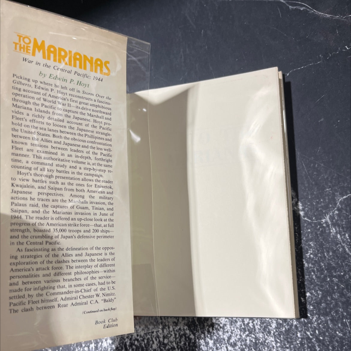 to the marianas war in the central pacific: 1944 book, by edwin p. hoyt, 1980 Hardcover image 4