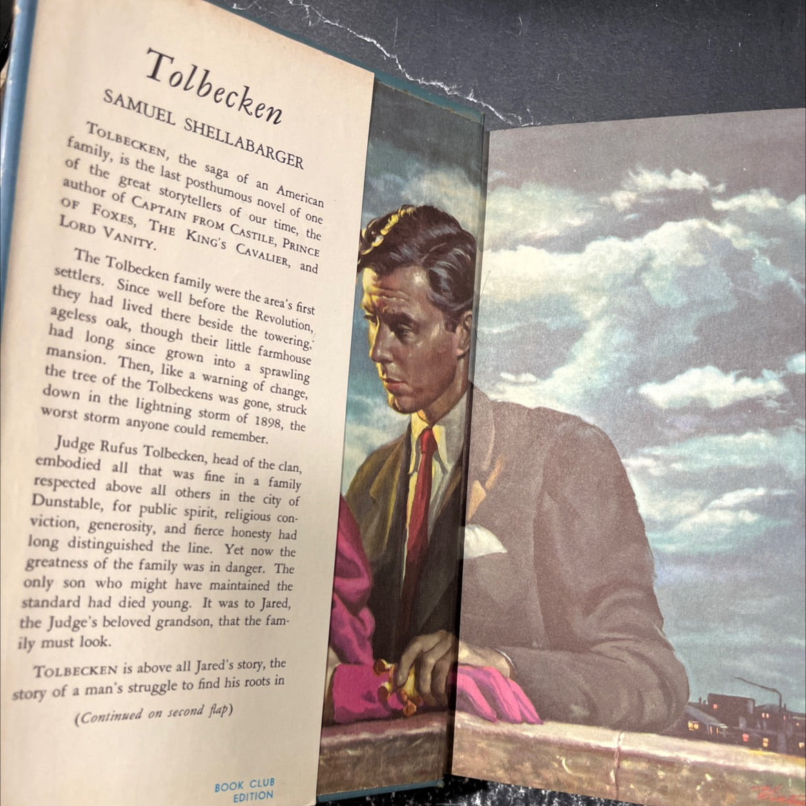 tolbecken book, by Samuel Shellabarger, 1956 Hardcover image 4