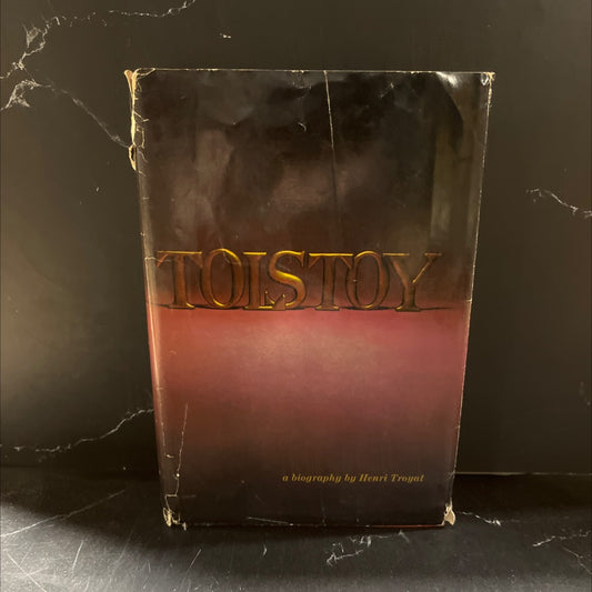 tolstoy book, by henri troyat, 1967 Hardcover image 1