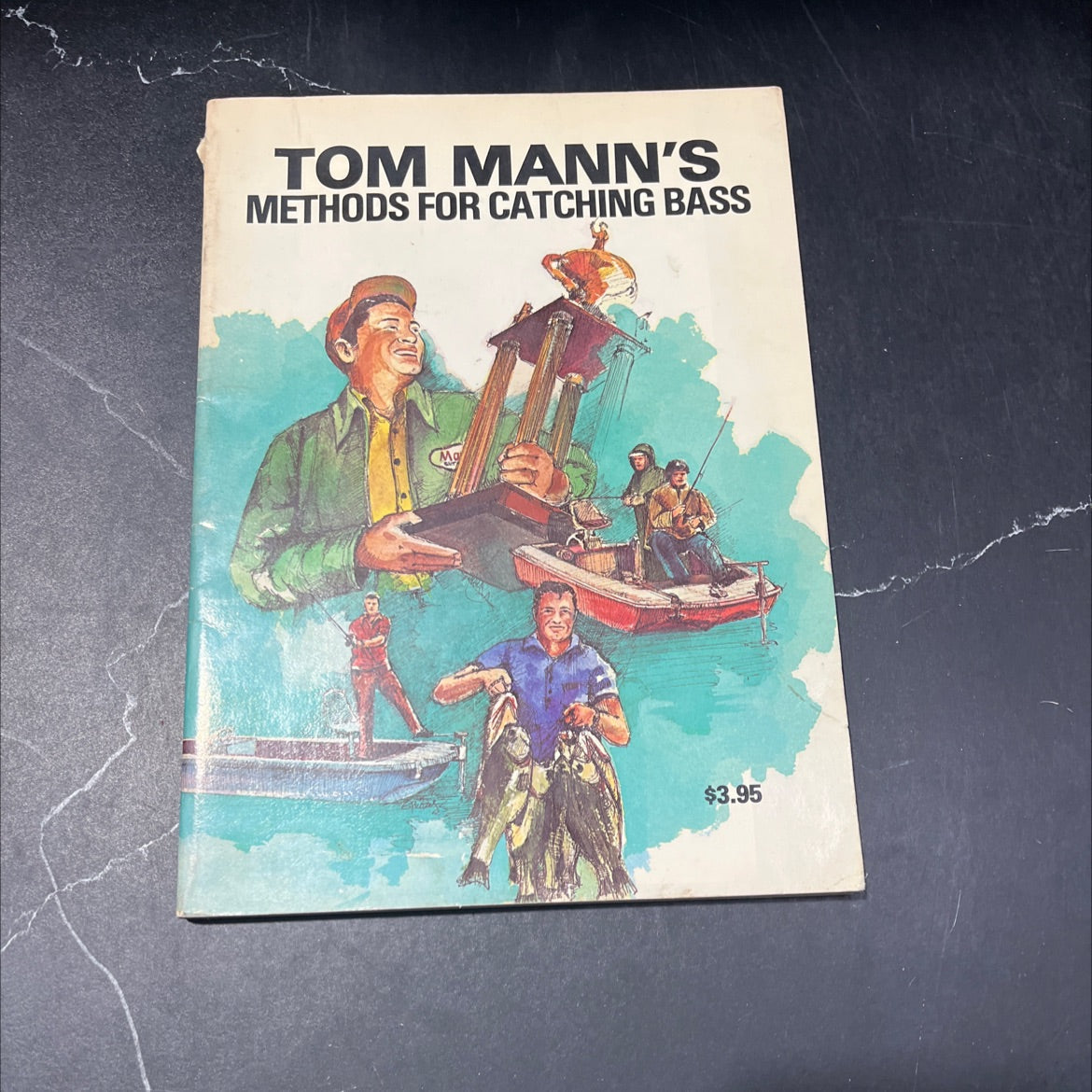 tom mann's methods for catching bass book, by Tom Mann, 1972 Paperback image 1
