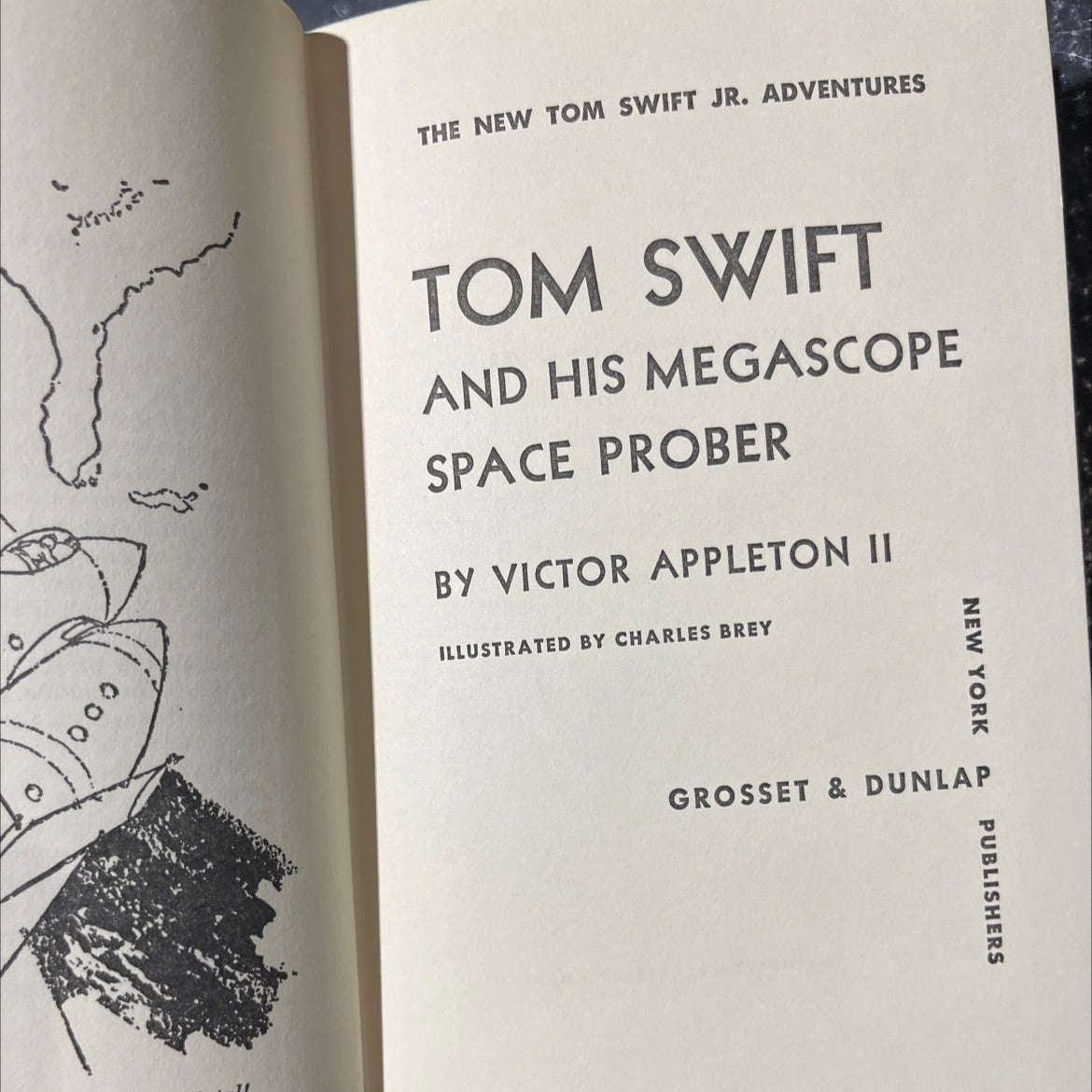 tom swift and his megascope space prober book, by victor appleton ii, 1962 Hardcover image 2