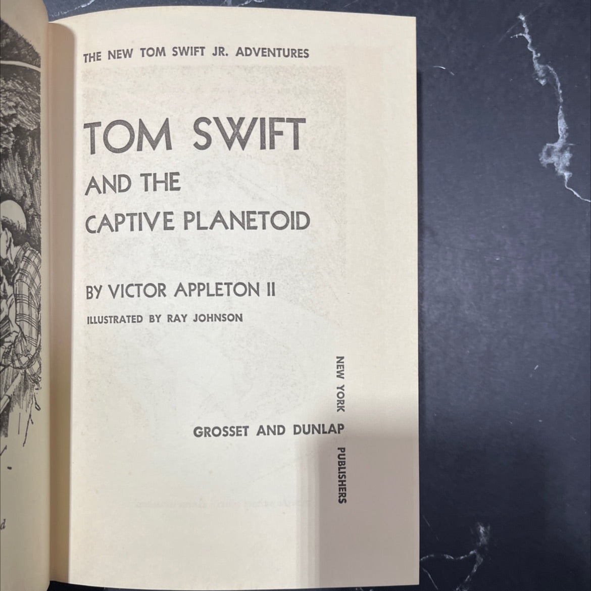 tom swift and the captive planetoid book, by victor appleton ii, 1967 Hardcover image 2