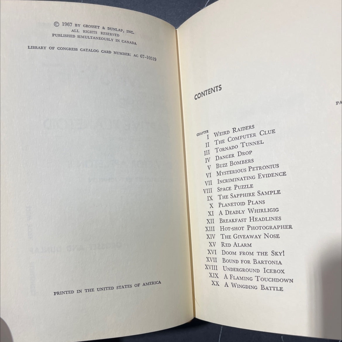 tom swift and the captive planetoid book, by victor appleton ii, 1967 Hardcover image 3