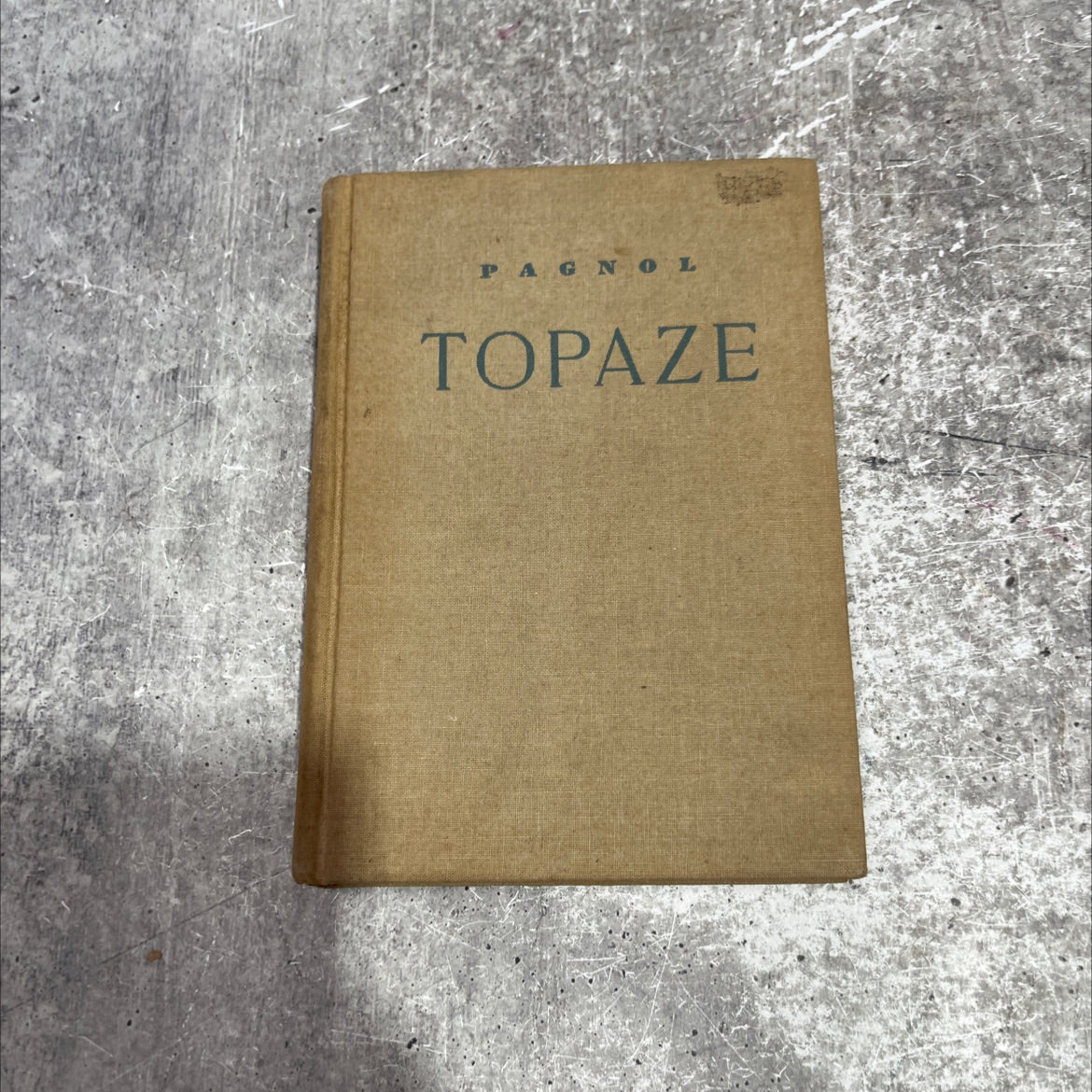 topaze book, by marcel pagnol, 1936 Hardcover image 1