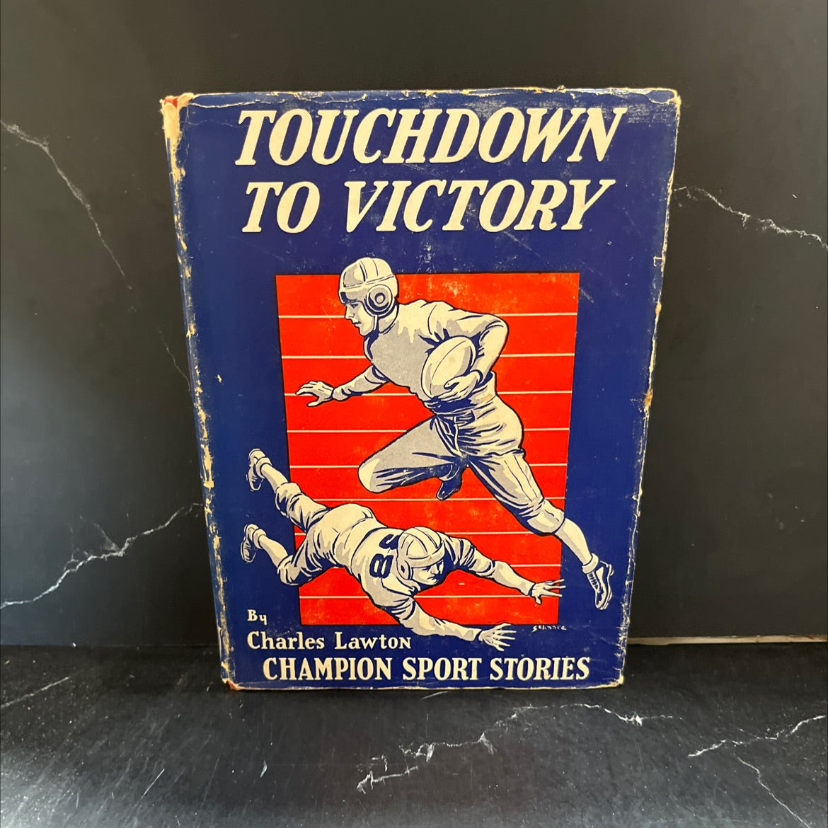 touchdown to victory or the touchdown express makes good book, by charles lawton, 1942 Hardcover image 1