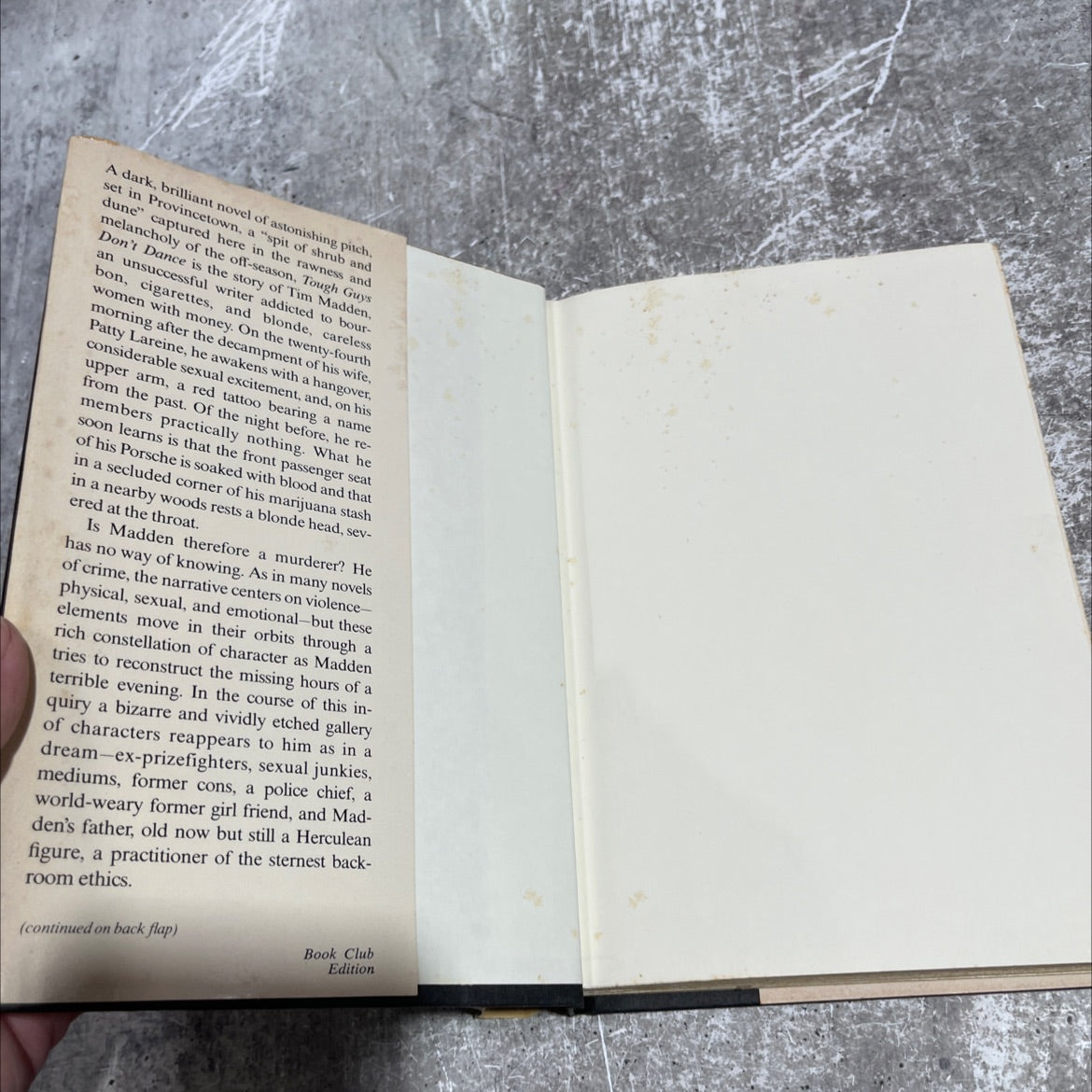 tough guys don't dance book, by norman mailer, 1984 Hardcover image 4