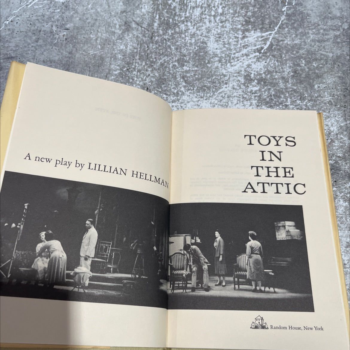 toys in the attic book, by lillian hellman, 1960 Hardcover image 2
