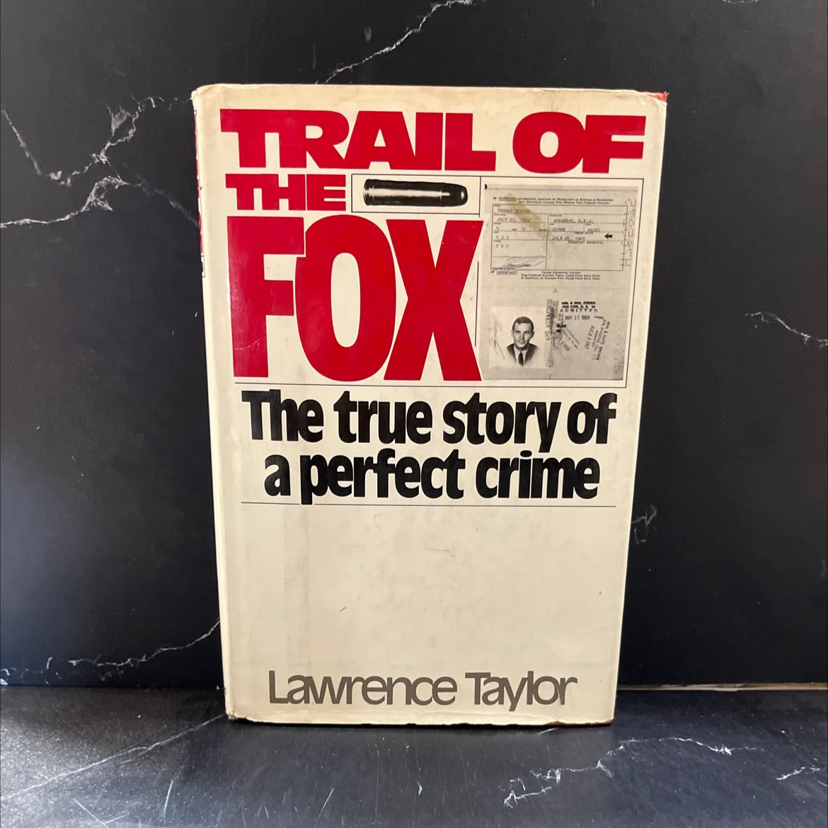 trail of the fox book, by Lawrence Taylor, 1980 Hardcover image 1