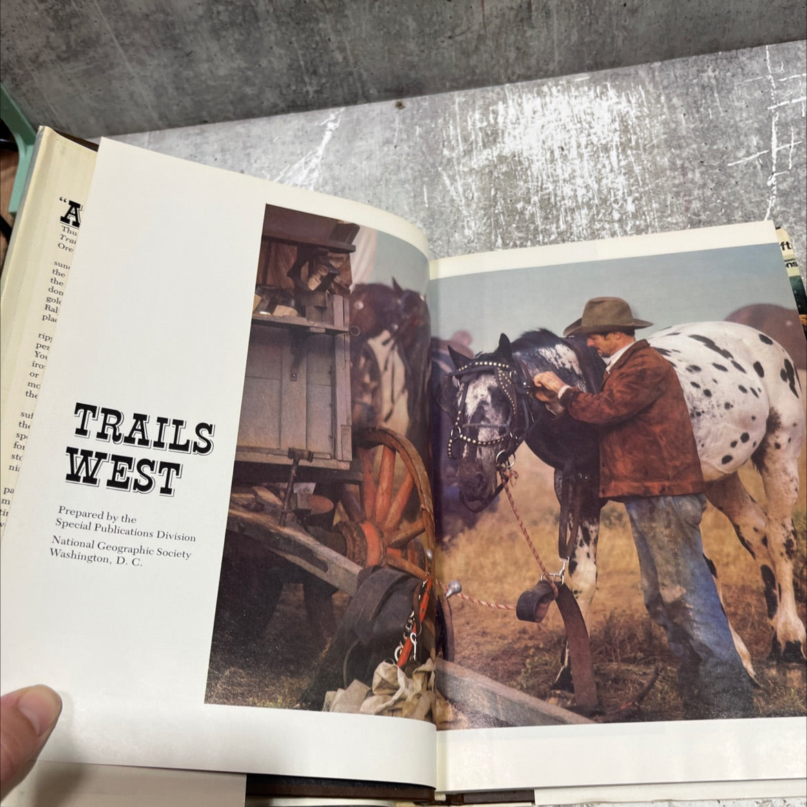 trails west book, by marc sons, wallace stegner, charles mccarry, robert lasalt, don dedera, louis de la haba, 1979 image 2