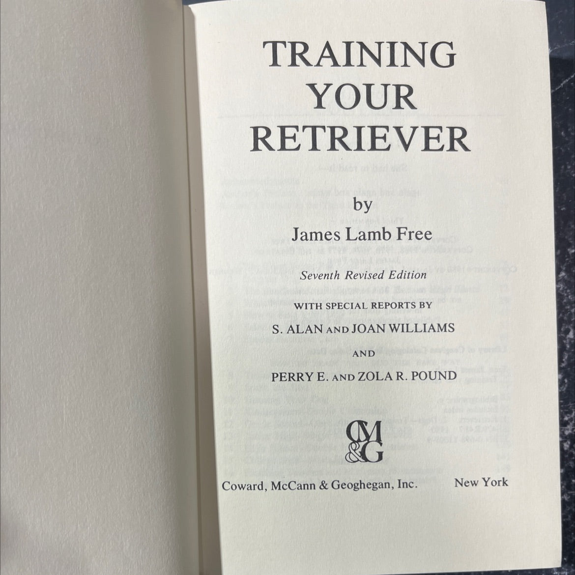 training your retriever book, by James Lamb Free, 1980 Hardcover image 2