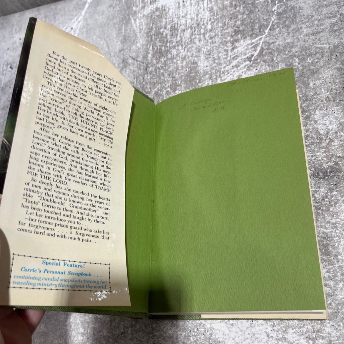 tramp for the lord book, by corrie ten boom and jamie buckingham, 1974 Hardcover image 4