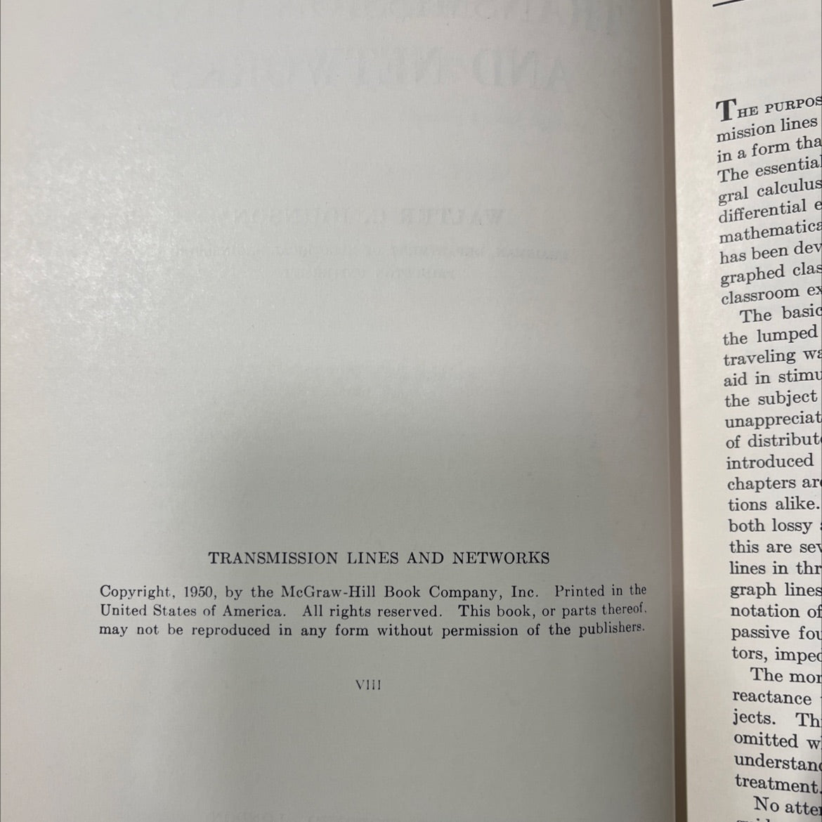 transmission lines and networks book, by walter c. johnson, 1950 Hardcover image 3