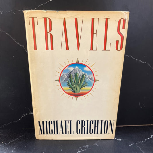 travels book, by Michael Crichton, 1988 Hardcover image 1
