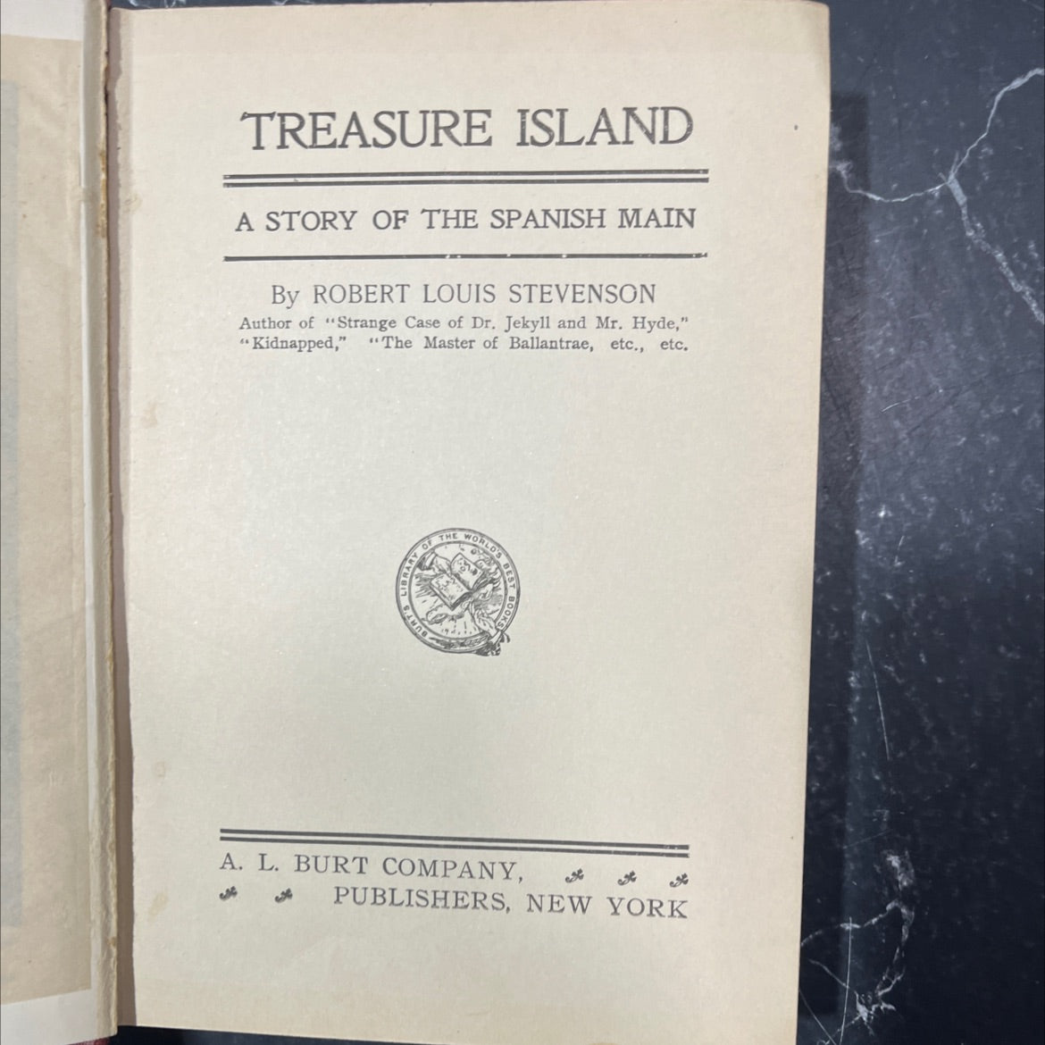 treasure island a story of the spanish main book, by robert louis stevenson, 1970 Hardcover image 2
