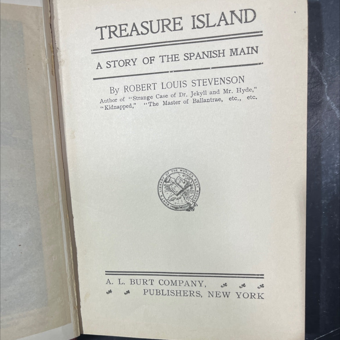 treasure island a story of the spanish main book, by robert louis stevenson, 1970 Hardcover image 3