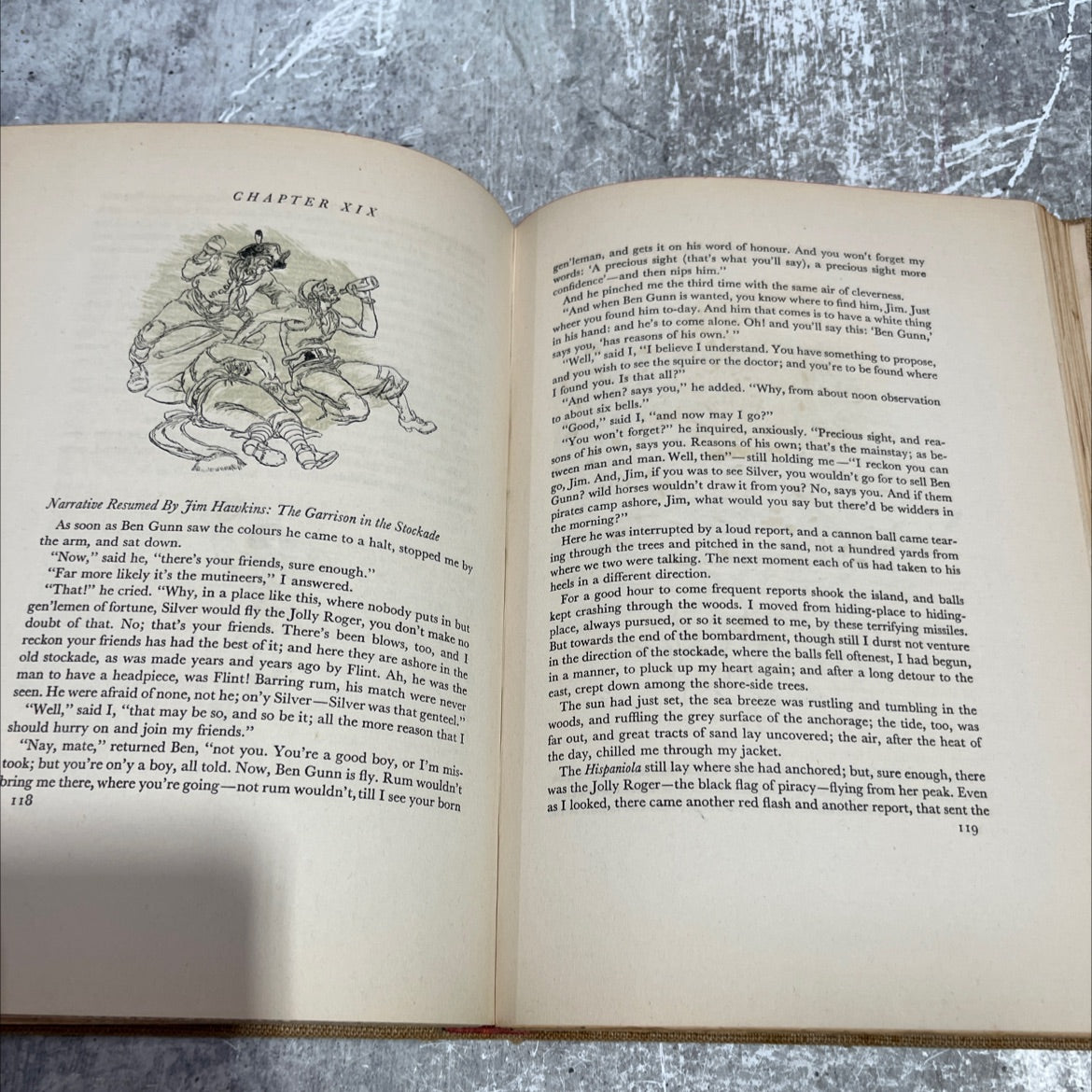 treasure island book, by robert louis stevenson, 1930 Hardcover image 4