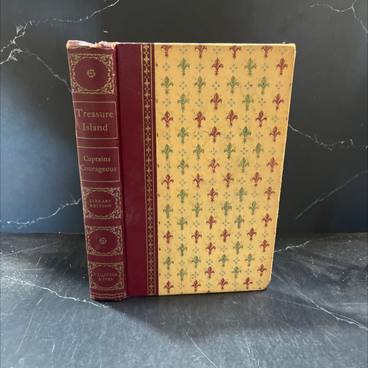 treasure island book, by robert louis stevenson, 1948 Leather image 1